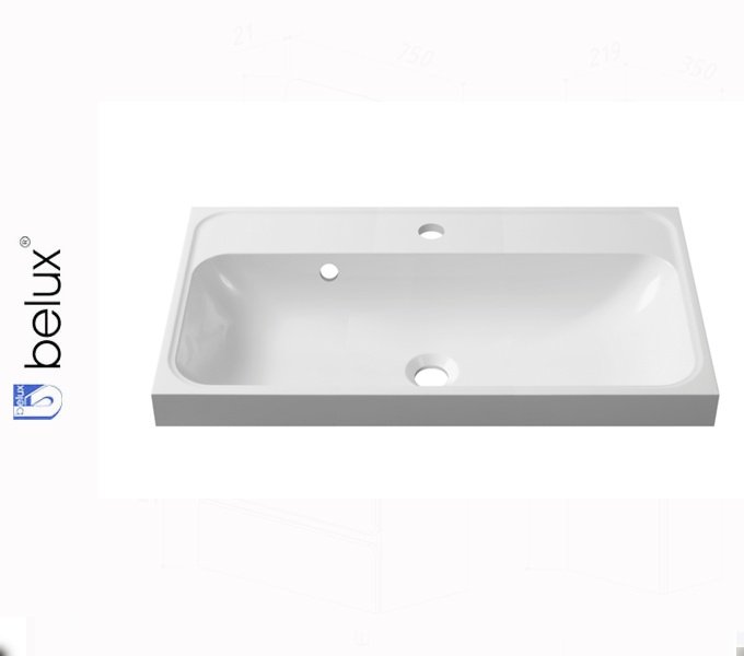 ПАРИЖ ПА 800 Белюкс. Умывальник мебельный к тумбе.