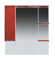 Кристи - 90 Зеркало - шкаф лев. (свет) красное П-Кри02090-041СвЛ