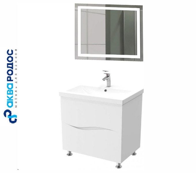 Набор Аква Родос АЛЬФА 80 с зеркалом АЛЬФА 80