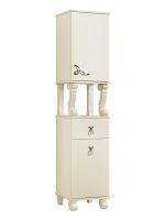 ВЕНА П 40-01 Слоновая кость матовый (17) шкаф-пенал Белюкс (4810924245854)