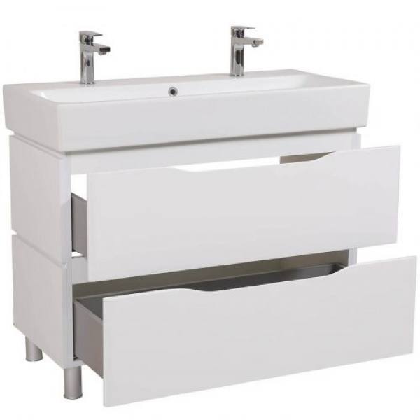 Фото ВЕНЕЦИЯ 100 тумба Аква Родос с умывальником ПИНТО 100