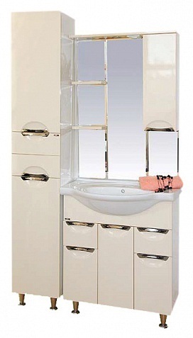 Фото Жасмин - 75 Зеркало - шкаф прав. (свет) БЕЖ. Краска П-Жас02075-031СвП