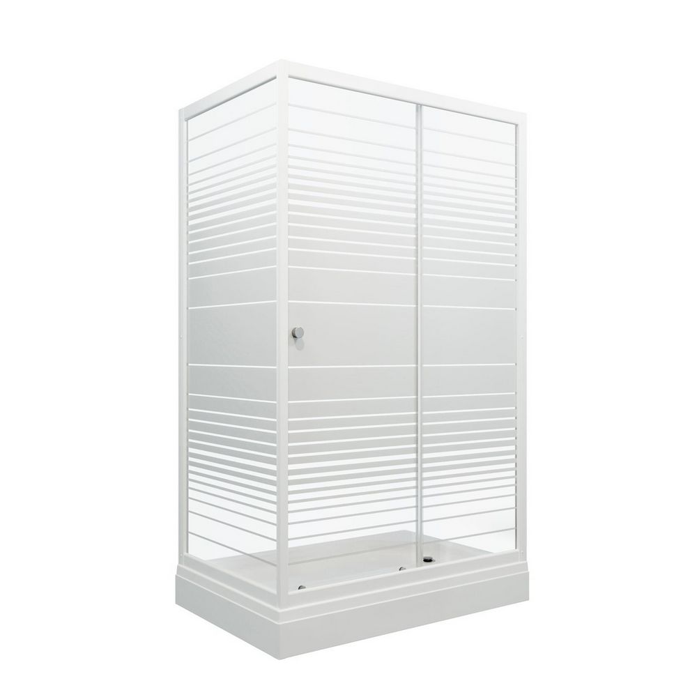 Душевой уголок Triton Фьюжн А1 100х80 (полосы)