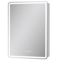 Nice LED 60 зеркало-шкаф EQUIL [szNICE60], с часами, правый