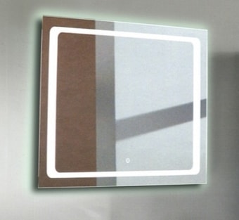 Континент Зеркало Quattro LED 120x80