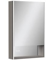 Ferro LED 60 зеркало-шкаф EQUIL [zsFERRO60.R], с часами, правый