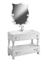 Набор Белюкс ВЕНА 1050 белый. Мебель для ванной комнаты