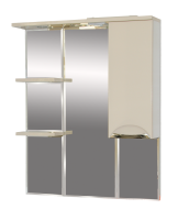 Жасмин - 75 Зеркало - шкаф прав. (свет) БЕЖ. Краска П-Жас02075-031СвП