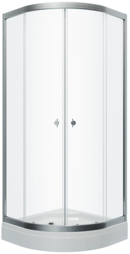 Душевой уголок Triton Альфа Хром А1 80х80 (прозрачное стекло)