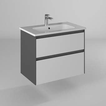 Briz Тумба подвесная Бари 80 с умывальником Эйфория