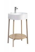 ЭМИЛИЯ Н 53 Натуральный массив ясеня с белой патиной (123) тумба Белюкс под умывальник (4810924264138)