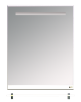 Джулия - 65 Зеркало с полочкой 8 мм белое White Л-Джу03065-5210