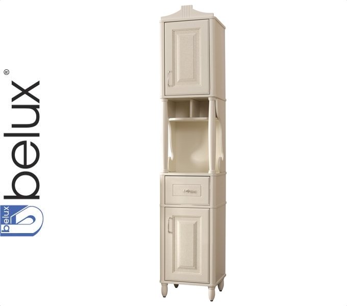 ФЛОРЕНЦИЯ П 40-01 слоновая кость (37) шкаф-пенал Белюкс (4810924237750)