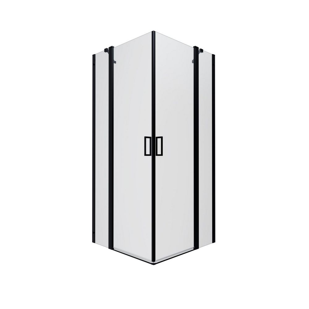 Душевой уголок Triton Тау Блэк А1 90х90 без поддона (прозрачное стекло)