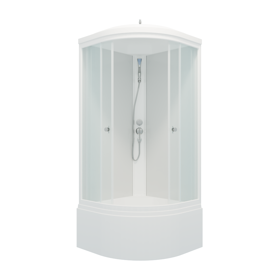 ДК Ультра Б3 ДН4 (прозрачные) 90х90 поддон 45см.