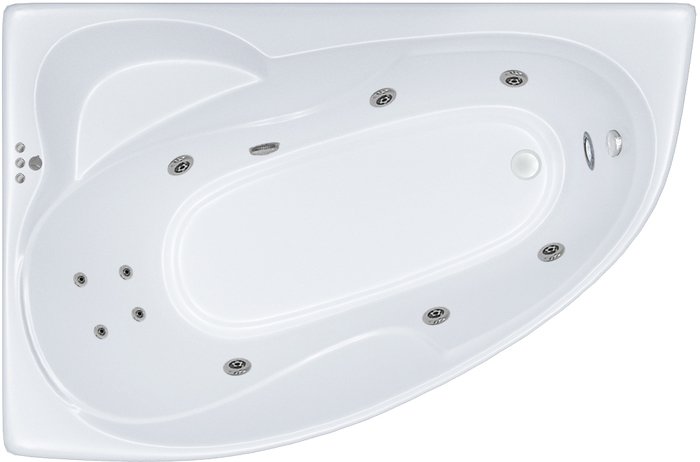 Ванна Triton Николь гидромассажная 160x100L Комфорт