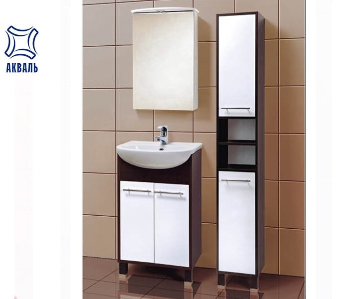 Набор АКВАЛЬ КАРИНА 50 с зеркалом ЭМИЛИ 47