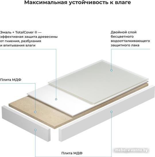 Фото Wellsee Genuine Tree 162018000, 100 см (столешница)