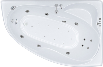 Ванна Triton Николь гидромассажная 160x100R Премиум