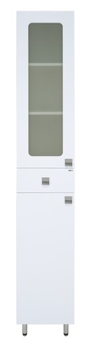 Мебель для ванных комнат Misty Урал-35 с 1 ящ. белый левый Э-Ура0503501-01Л