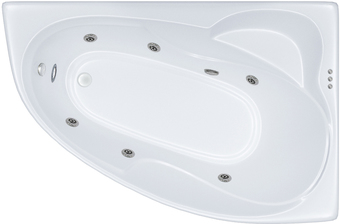 Ванна Triton Николь гидромассажная 160x100R Релакс