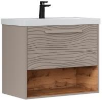 Gleam 80.1Y тумба EQUIL [tpGLEAM80.1Y.N-25], Амарок/Дуб вотан, с нишей