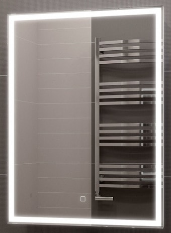 Континент Шкаф с зеркалом Allure Led 55x80 (левый)