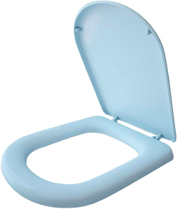 Сиденье для унитаза Керамин Сити МС (голубой)