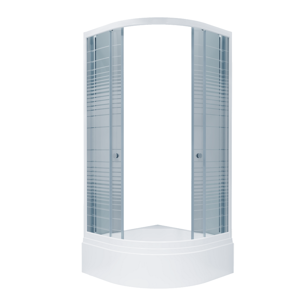 Душевой уголок Triton Стандарт В 100x100 (полосы)