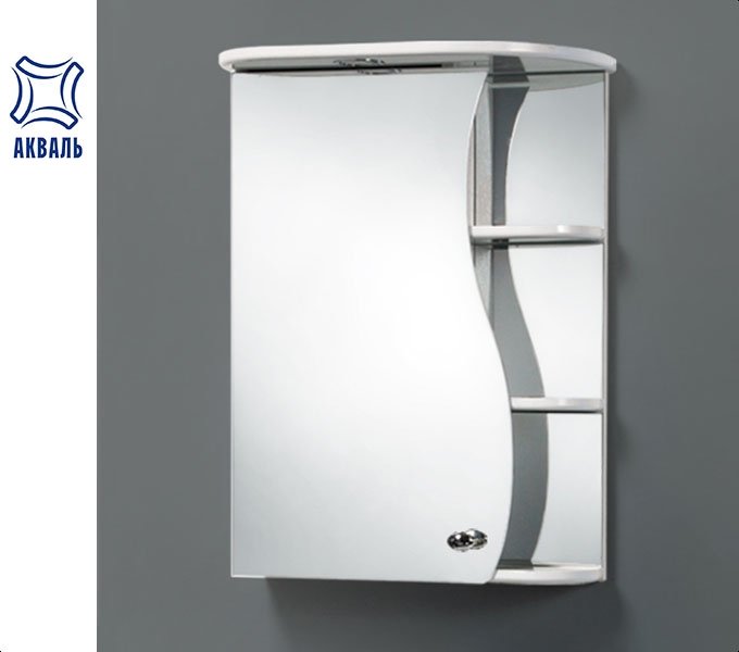 МИЛАНА 50 (AM.04.50.00.L) зеркало-шкаф Акваль