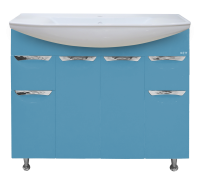 ОРХИДЕЯ 105 Тумба 2 ящ. голубая Краска П-Орх01105-0612Я