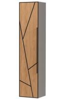 Ferro 36 Пенал подвесной EQUIL [ppFERRO36.L-11], левый, Дуб мадера/Лен антрацит