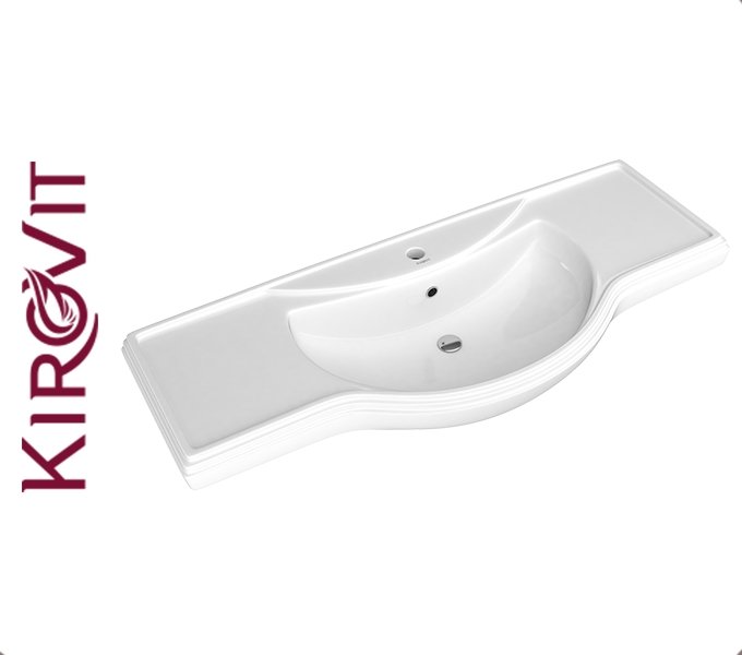 КЛАССИК 1200 Kirovit. Умывальник мебельный к тумбе.