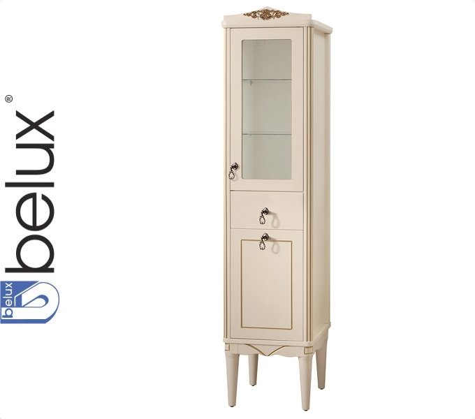 ВЕРДИ П 40-01 слоновая кость (37) шкаф-пенал Белюкс (4810924224286)