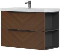 FOREST 90.2Y (9080TL) тумба EQUIL [tpFOREST90.2Y-31], Орех/Графит
