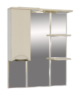 Жасмин - 85 Зеркало - шкаф лев. (свет) БЕЖ. Краска П-Жас02085-031СвЛ