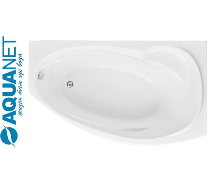 Ванна асимметричная Акванет JERSEY 170