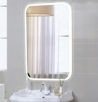 Континент Зеркало Glamour LED 50x70 (с подогревом)