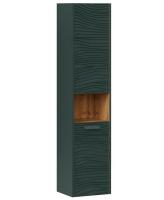 Gleam 36 Пенал подвесной EQUIL [ppGLEAM36-34] с корзиной, Зеленый камень/Дуб вотан