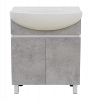 УЛЬТРА 70 тумба напольная прямая бетон Э-Уль07070-4822ЯП