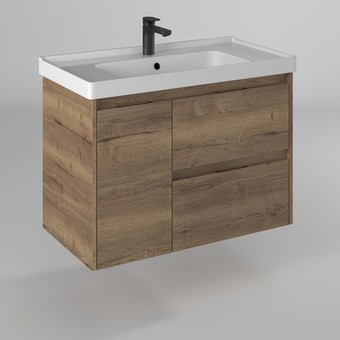 Briz Тумба подвесная Берн 90 с умывальником Грэйс