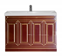 VENA -120 Тумба прямая бордо патина Л-Вен01120-103Пр