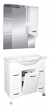 Фото ДРЕЯ 86 Тумба 2 ящ. (корзина) Э-Дре01086-01К2Я