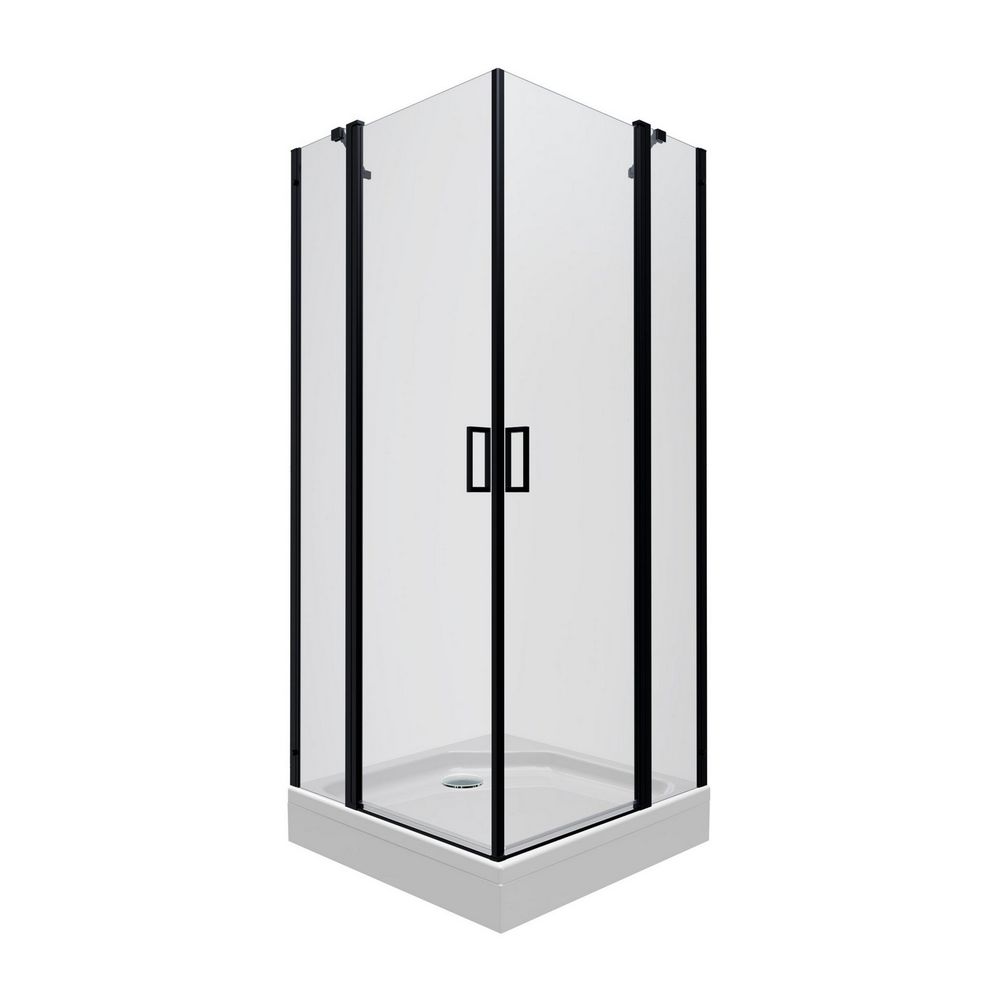 Душевой уголок Triton Тау Блэк А1 90х90 (прозрачное стекло)