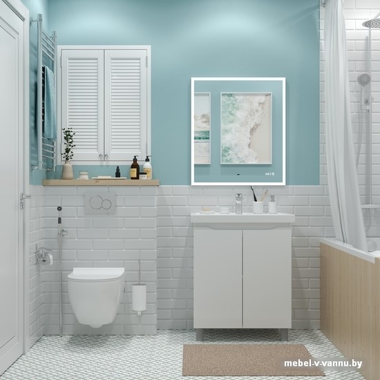 Briz Тумба напольная Мальта 60 с умывальником Фостер