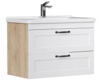 Lago 80.2Y (Миранда/Фостер) тумба EQUIL [tpLAGO80.2Y-04], Белый матовый/Дуб сонома