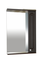 Александра - 55 зеркало-шкаф прав. (свет) ВЕНГЕ П-Але04055-052СвП