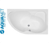 Ванна асимметричная Акванет ALLENTO 170