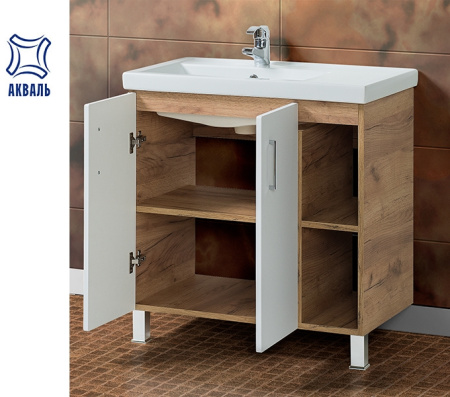 ЛОФТ 80 (В2.5.01.8.0.1) тумба Акваль под умывальник