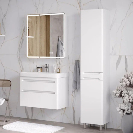 Nice LED 80 зеркало-шкаф EQUIL [szNICE80], с часами